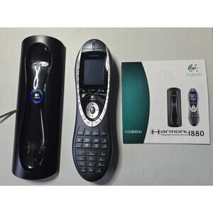 Logitech Harmony 880 Advanced Universal Remote Control Working Good.